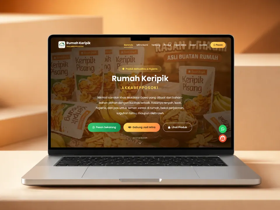 Aneka camilan Rumah Keripik